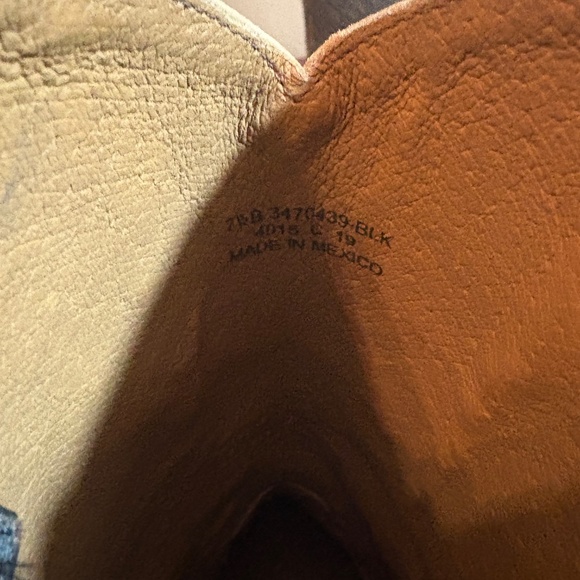 FRYE Women's Billy Pull On Western Boot, Size 7, Rubbed Black - Picture 3 of 7